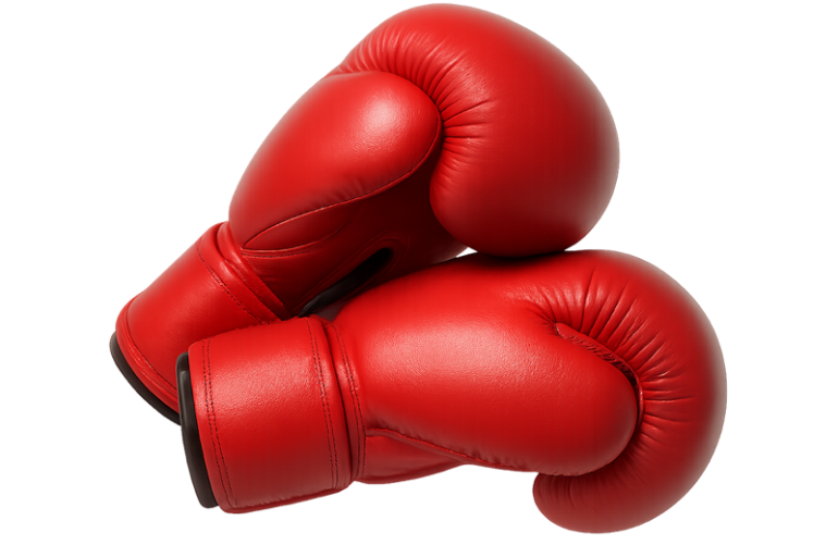 red boxing gloves