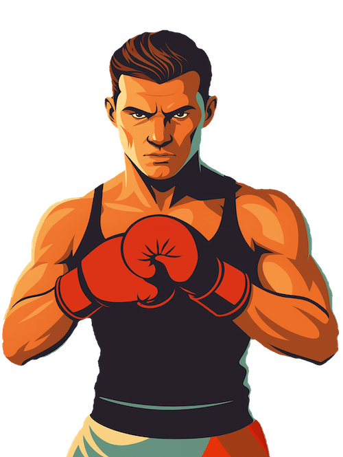 Male Boxer Illustration